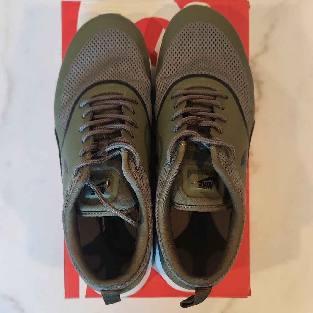 Nike Khaki and Gray Athletic Shoes
